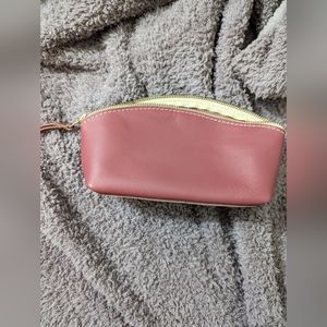 Portland Leather Goods Eclipse Makeup Bag guava 🌈